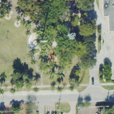 Aerial view of City of West Miami - Edmund P. Cooper Park
