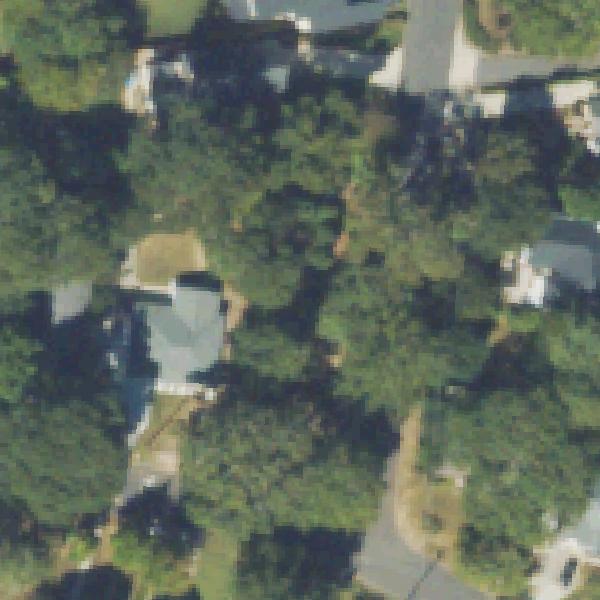Aerial view of Clack's Corner Park