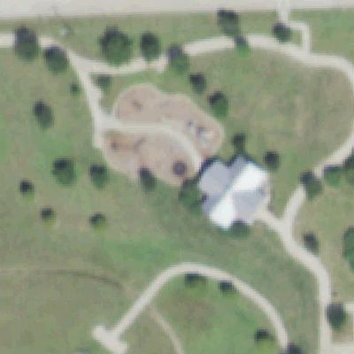 Aerial photo of Clarence E. Sasser Park