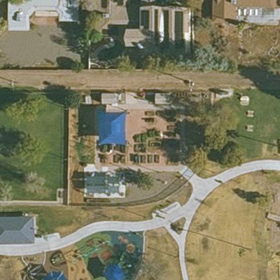 Aerial view of Clark Park