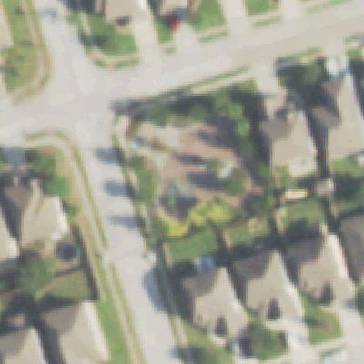 Aerial photo of Clayton’s Park Lago Forest Dr Playground