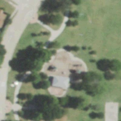 Aerial view of Clearview Park Playground