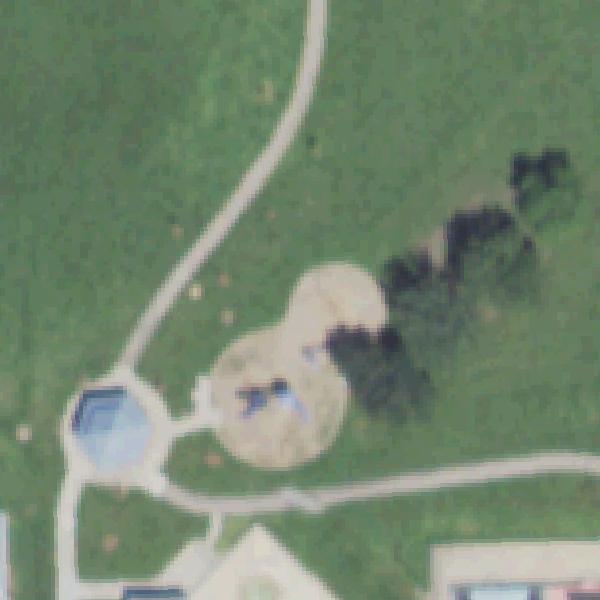 Aerial photo of Cloverland Park