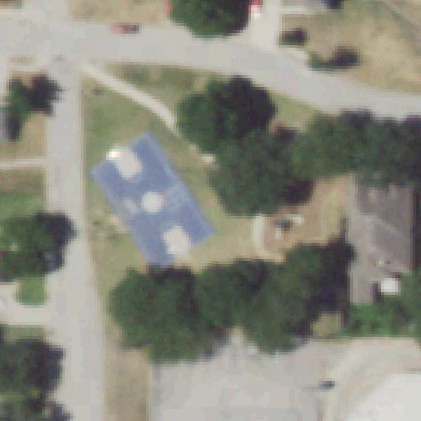 Aerial view of Cluck Park