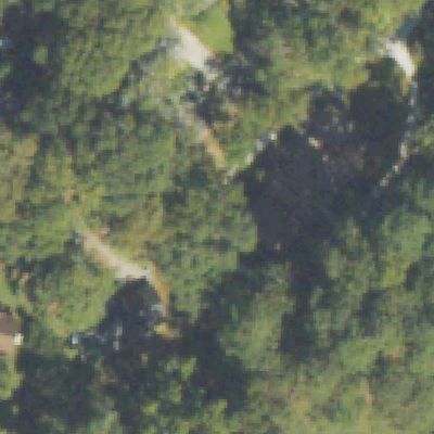 Aerial view of Cofield Park Playground