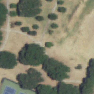 Aerial view of Cole Park