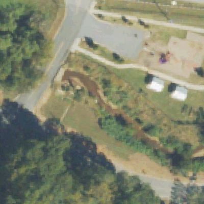 Aerial view of College Park Playground