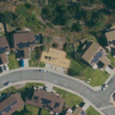 Aerial view of Collett Way Playground