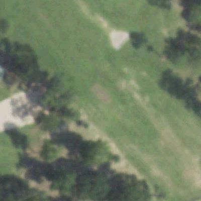 Aerial photo of Collins Park playground