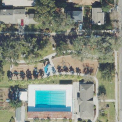 Aerial view of Colonialtown Park