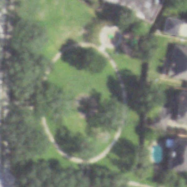 Aerial photo of Colony Grant Park