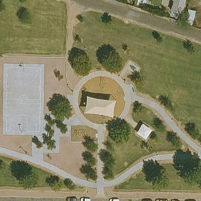 Aerial view of Colter Park