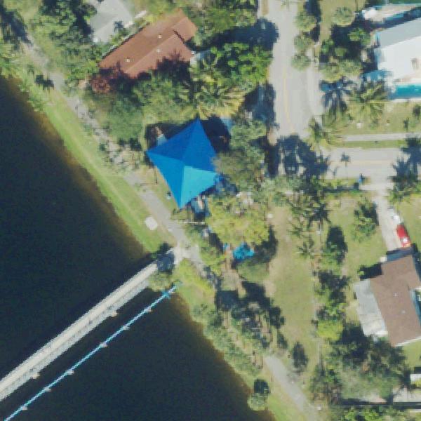 Aerial view of Columbia Park