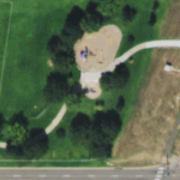 Aerial photo of Columbine Manor Park