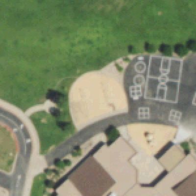 Aerial photo of Columbine Mine Park