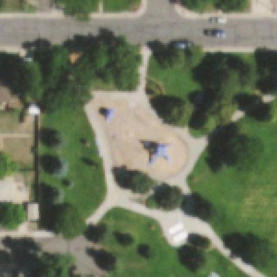 Aerial photo of Columbine Park
