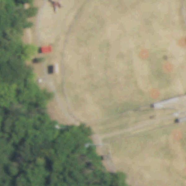 Aerial view of Community Center Park
