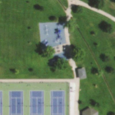 Aerial photo of Community Park Playground