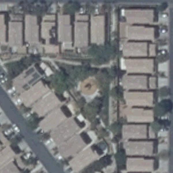 Aerial photo of Community Playground