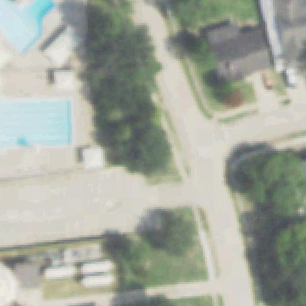 Aerial photo of Concord Bridge Central Bridge Park