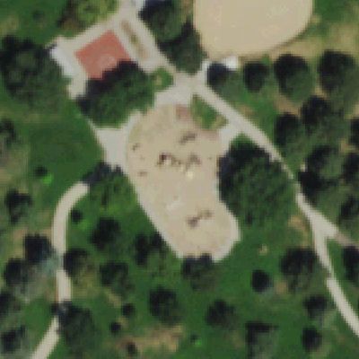 Aerial photo of Cook Park