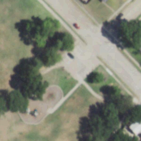 Aerial view of Coomer Park