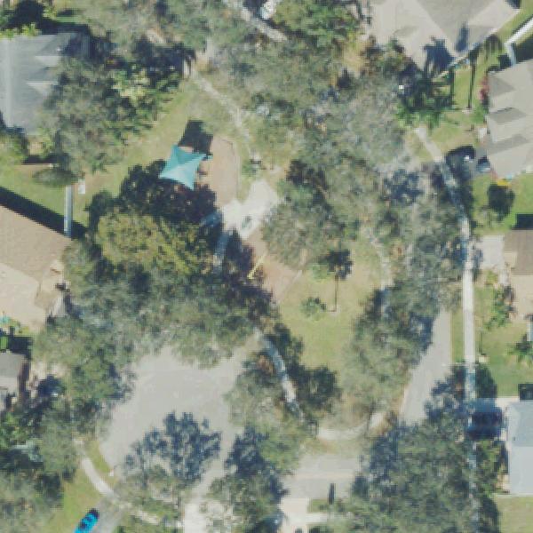 Aerial view of Cooper’s Pointe Park