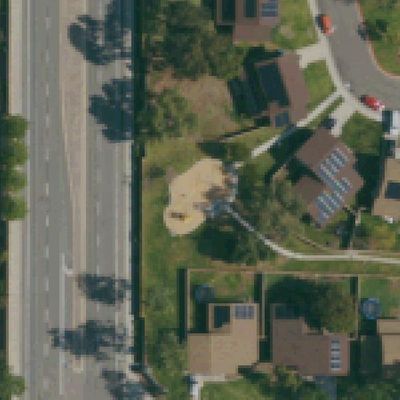 Aerial view of Corporal Way Playground