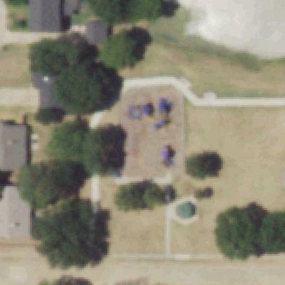 Aerial view of Cortadera Park