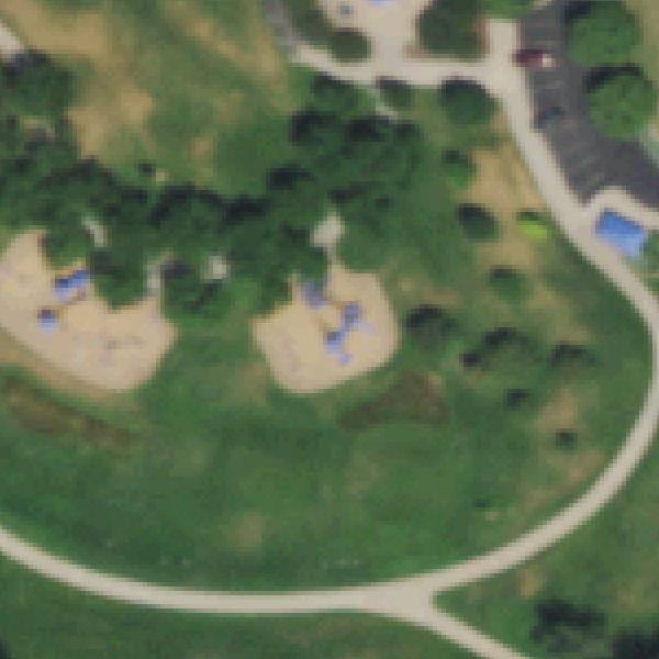 Aerial photo of Cotton Creek Park