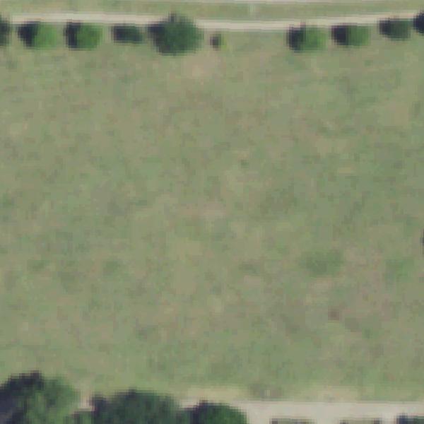 Aerial view of Cottonwood Bend Park