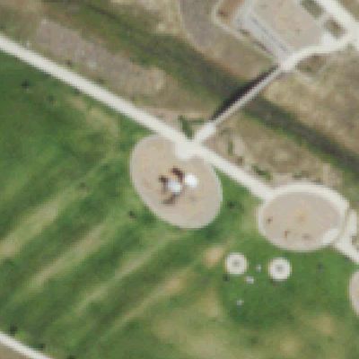 Aerial photo of Cottonwood Gallery Park