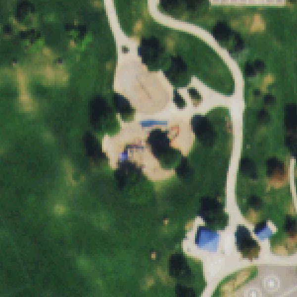 Aerial photo of Cougar Run Park