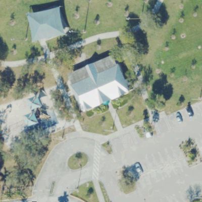 Aerial view of Country Club of Miami South Park