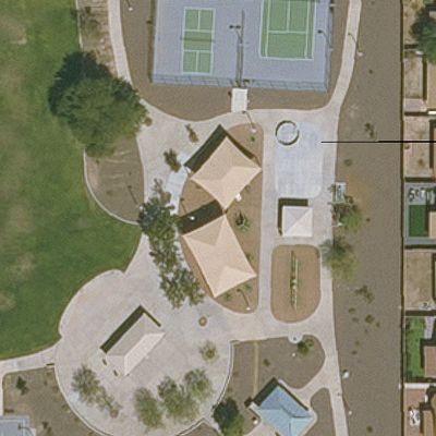 Aerial view of Country Meadows Park