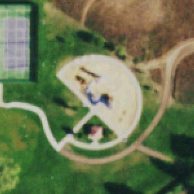 Aerial photo of Countryside park
