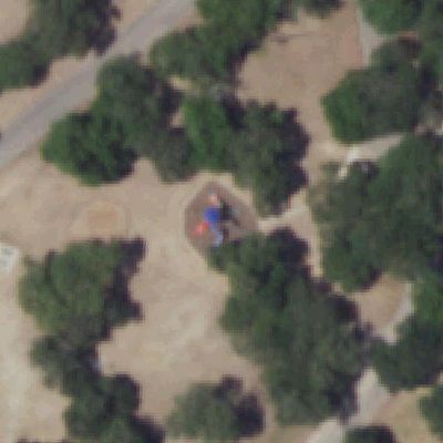 Aerial photo of Covington Park Trailhead