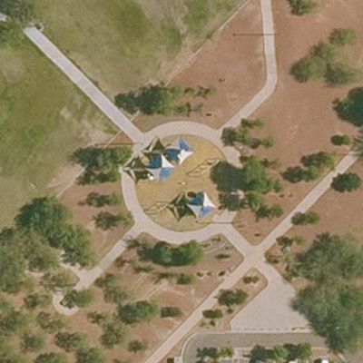 Aerial view of Coyote Basin Park