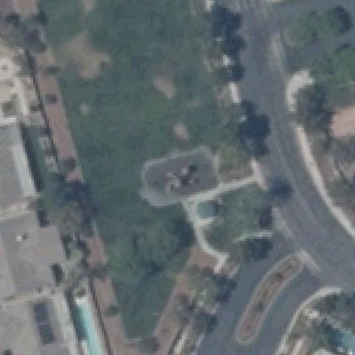 Aerial photo of Cozy Hill Circle Park