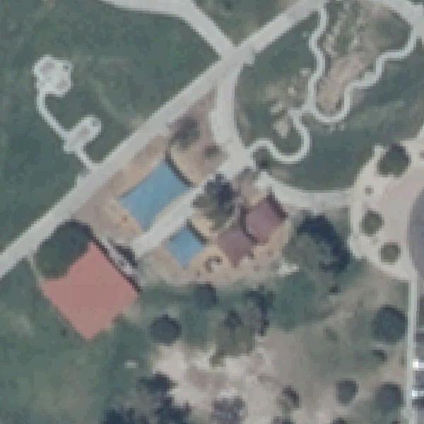 Aerial photo of Craig Ranch Regional Park Playground