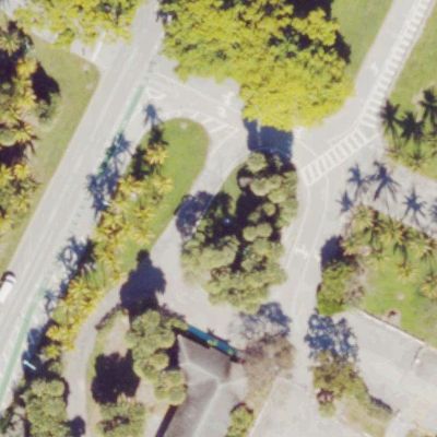 Aerial view of Crandon Park