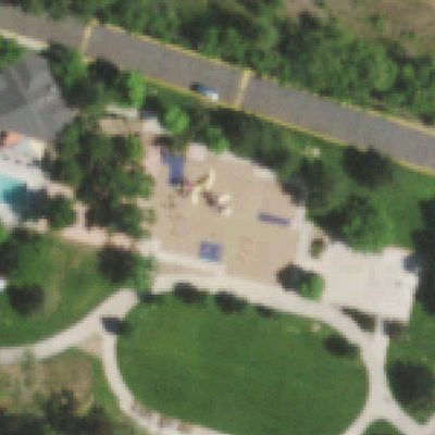 Aerial photo of Creekside Park