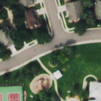 Aerial photo of Creekside Playground
