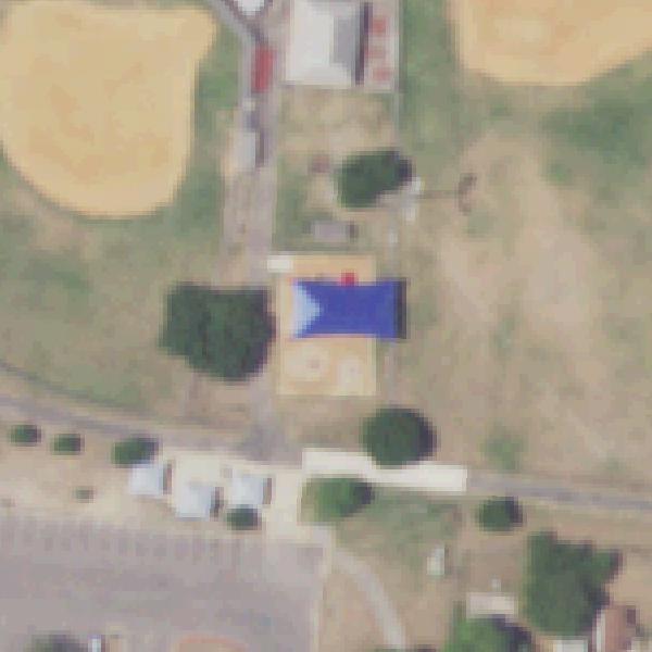 Aerial photo of Cuellar Park