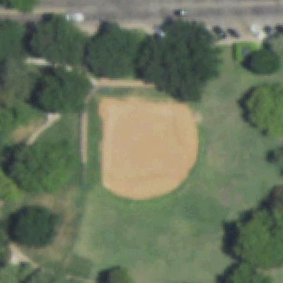 Aerial view of Curtis Park