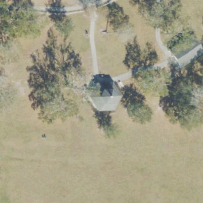 Aerial photo of Cypress Grove Park