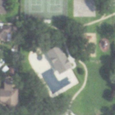 Aerial view of Cypress Meadows clubhouse