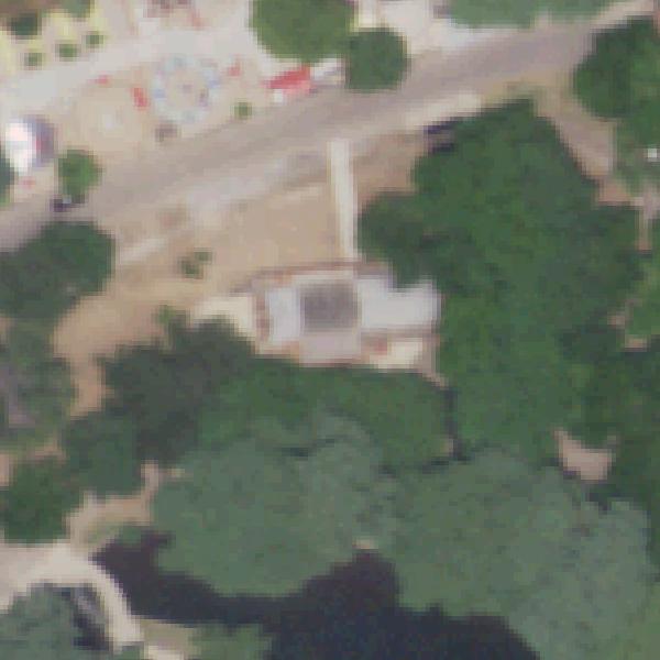 Aerial photo of Cypress Pavilion