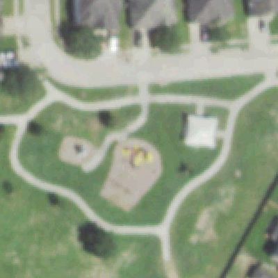 Aerial photo of Cypress Village Neighborhood Park