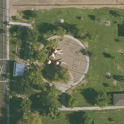 Aerial view of Daley Park